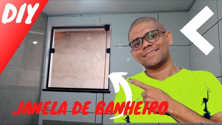 Como Soltar Janela Basculante de WC para Limpeza