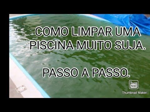 Como Limpar Piscina de Fibra Muito Suja com Motor Eficazmente