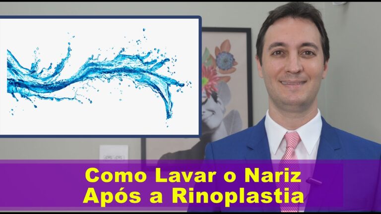 Como Limpar o Nariz Após Rinoplastia