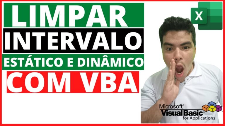 Como Limpar o Conteúdo das Células no VBA Excel