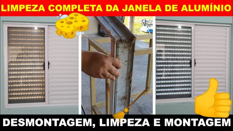 Guia Prático: Como Desmontar Janela de Alumínio para Limpeza