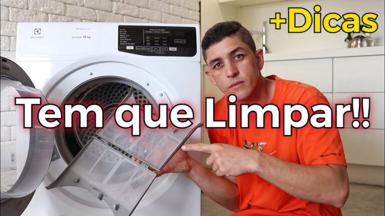Como Limpar a Secadora de Res&iacute;duos no Tambor