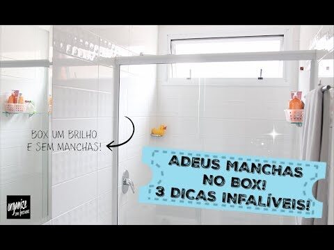 Como Limpar a Cabine de Duche de Gotas de Calc&aacute;rio