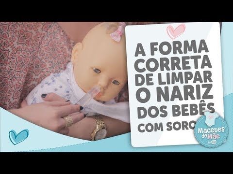 Como Limpar o Nariz do Bebê com Soro de Forma Eficiente