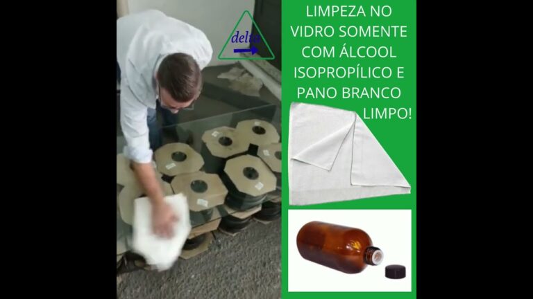 Limpeza Eficiente do Parabrisas com Álcool