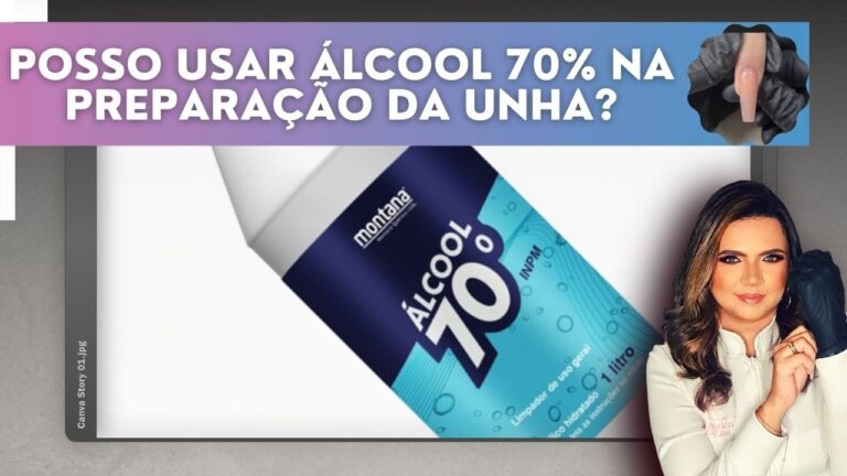 Removendo Gordura das Unhas de Gel com Álcool
