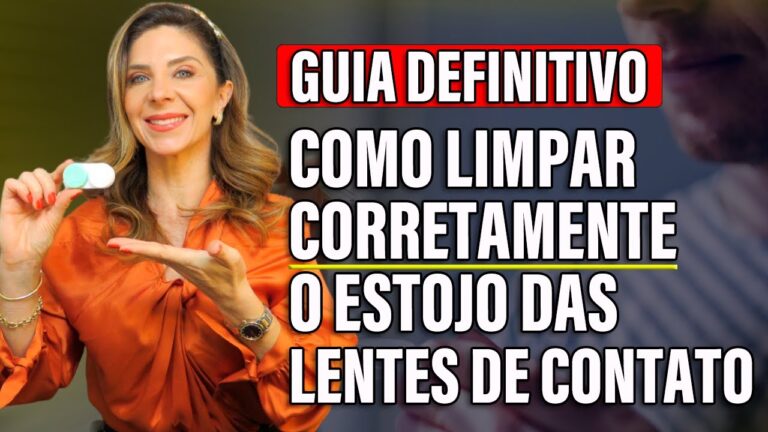 Guia Pr&aacute;tico para Limpar Estojo de Lente de Contato