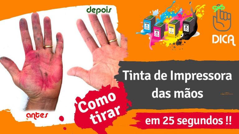 Como Limpar Tinta de Cartucho das M&atilde;os de Forma Eficiente