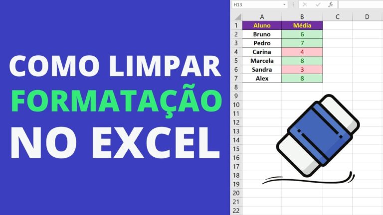Como Limpar Células com Formatação no Excel