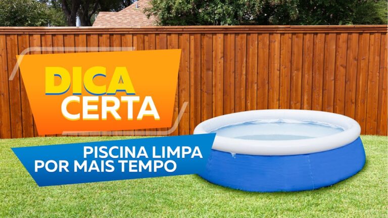Dicas Eficazes para Manter a &Aacute;gua da Piscina de Pl&aacute;stico Limpa