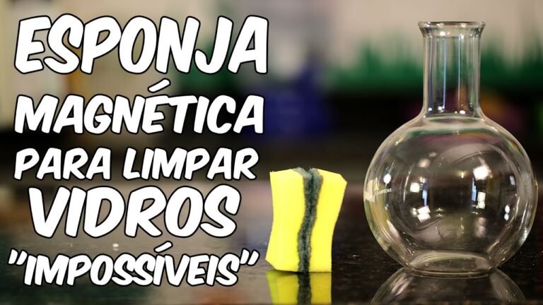 Esponja Magnética para Limpeza de Vidros
