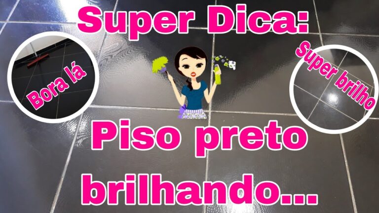 Dicas Eficazes para Limpar Piso Preto de Cozinha