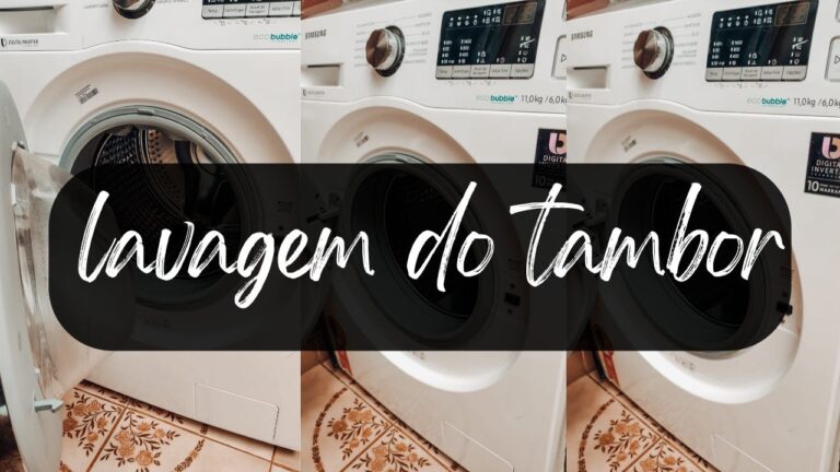 Como Limpar o Tambor da Máquina de Lavar Samsung
