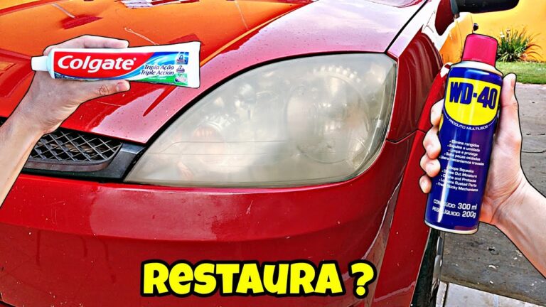 Limpeza Eficaz de Far&oacute;is com WD-40