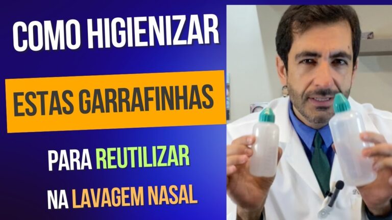 Garrafa Eficiente para Limpeza Nasal com Água