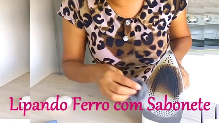 Como Limpar o Ferro de Passar com Sabonete