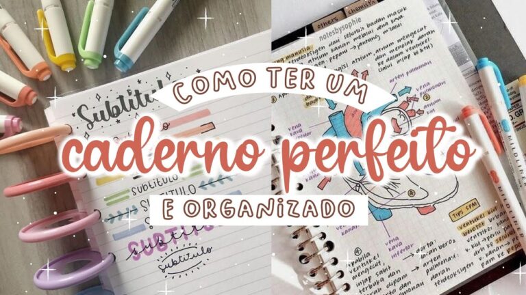 Dicas para Manter Cadernos Limpos e Organizados