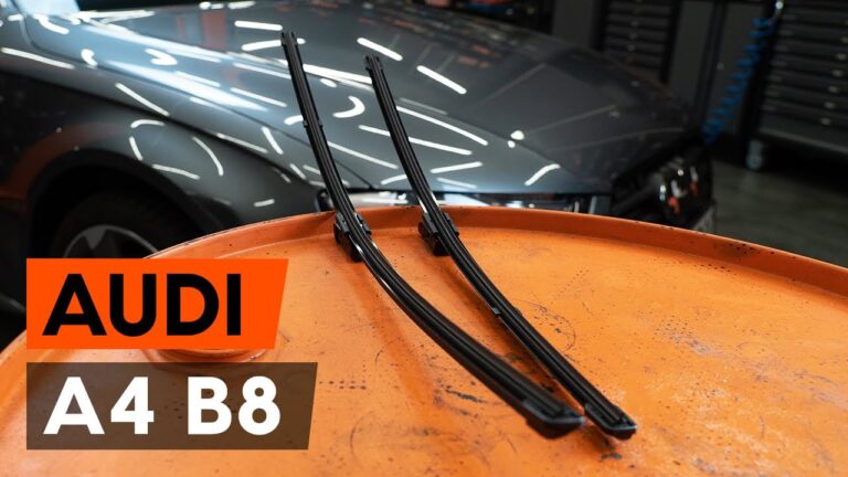 Guia Pr&aacute;tico para Montar a Escova Limpa Vidros do Audi Allroad