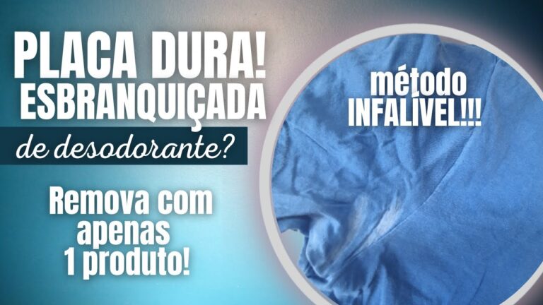 Dicas Eficazes para Remover Manchas de Desodorante Duras