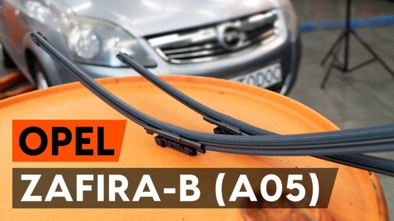 Como Remover o Limpador de Para-brisa do Opel Insignia