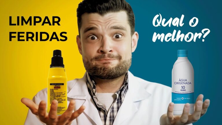 Limpeza de Ferida Infetada com Água Oxigenada