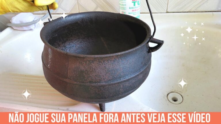 M&eacute;todos Eficazes para Limpar Ferrugem de Pote de Ferro
