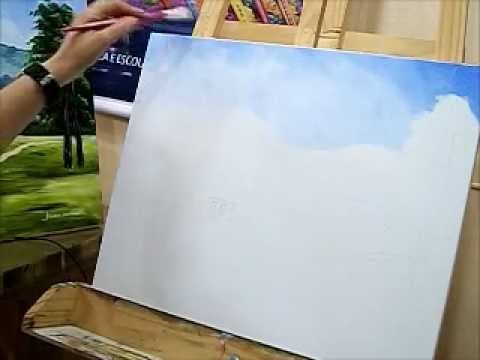Técnicas para Pintar um Céu Limpo e Radiante
