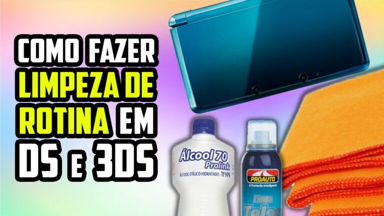 Guia Prático: Como Limpar o Ecrã do 3DS