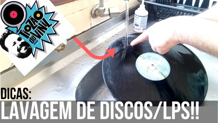 Limpeza Eficiente de Discos de Vinil com Água Oxigenada