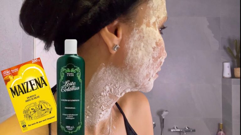 Limpeza Facial Eficiente com Maizena