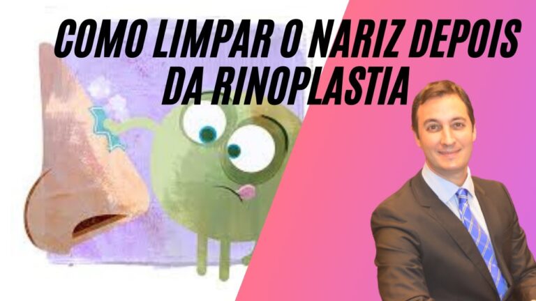 Como Limpar o Nariz Ap&oacute;s Rinoplastia