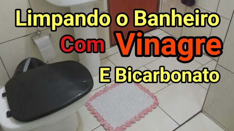 Limpeza Eficiente do Banheiro com Vinagre e Bicarbonato