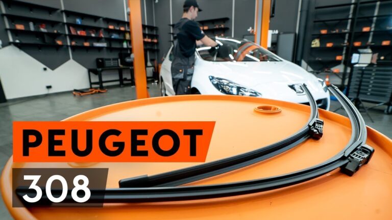 Guia Prático: Como Trocar as Escovas do Limpador de Para-brisas Peugeot