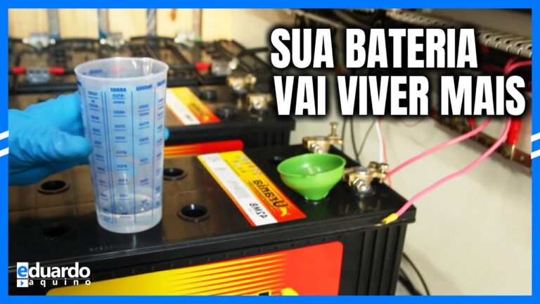 Limpeza Eficiente da Bateria com Água
