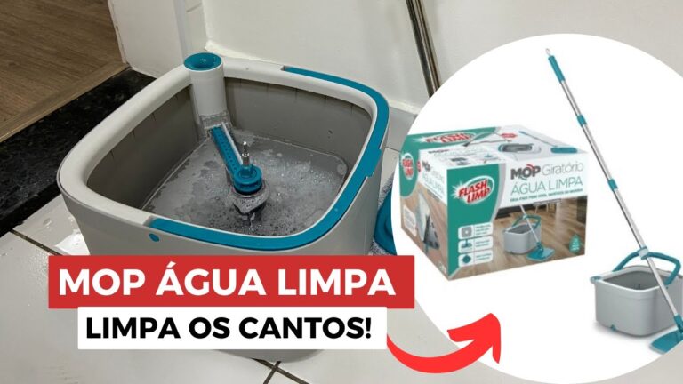 Mopa Eficiente: Limpeza do Ch&atilde;o com &Aacute;gua
