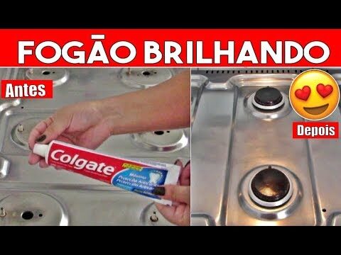 Limpeza Eficiente do Fog&atilde;o com Pasta de Dente