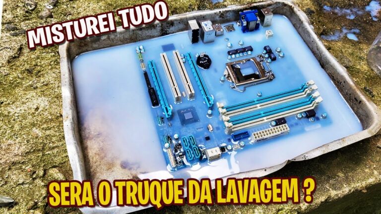 Limpeza Eficiente de Placas Eletr&ocirc;nicas com Petr&oacute;leo