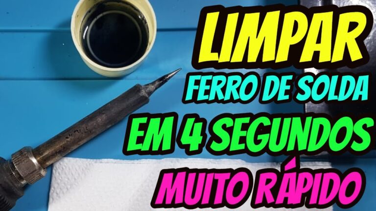 Guia Prático para Limpar Soldador de Estanho
