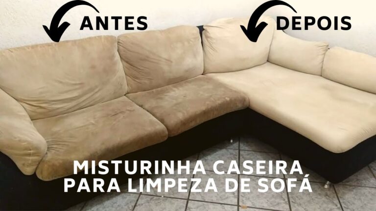 Dicas Eficazes para Limpar Sofá de Tecido Encardido
