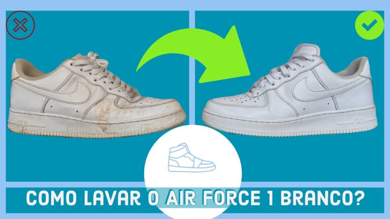 Guia Pr&aacute;tico para Limpar Nike Air Force Branco