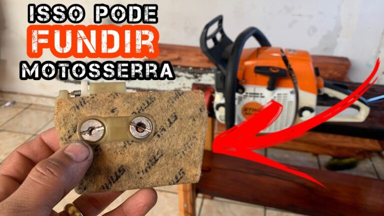 Guia Pr&aacute;tico: Como Limpar o Filtro de Ar da Motosserra