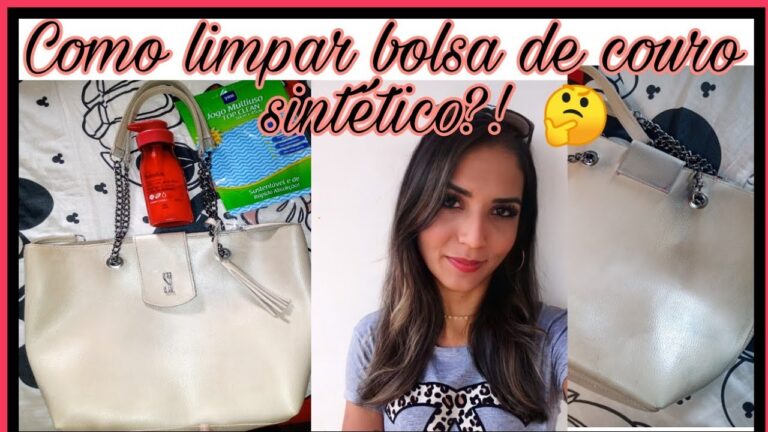 Dicas Eficazes para Limpar Bolsa Branca Sintética