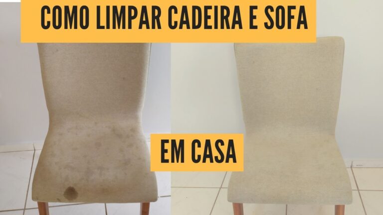 Guia Prático para Limpar Sofás e Cadeiras de Tecido