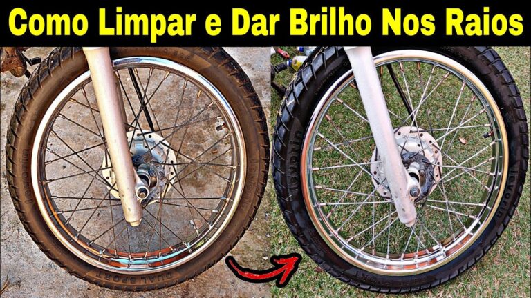 Guia Prático para Limpar Raios de Jante de Moto