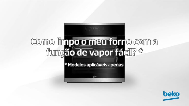 Limpeza Eficiente do Forno com Vapor