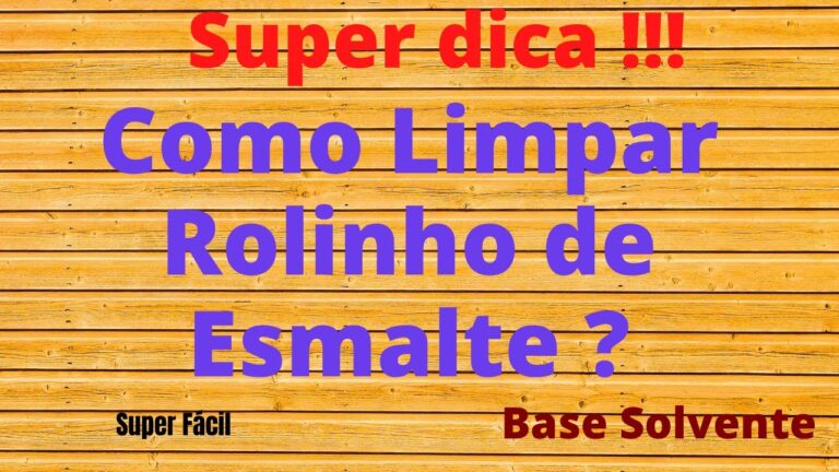 Dicas Eficazes para Limpar Rolos de Tinta Esmalte