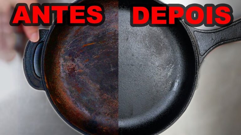 Como Limpar a Panela de Ferro com 3 Pernas