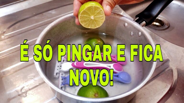 Como Limpar Corretamente a L&acirc;mina da Gillette