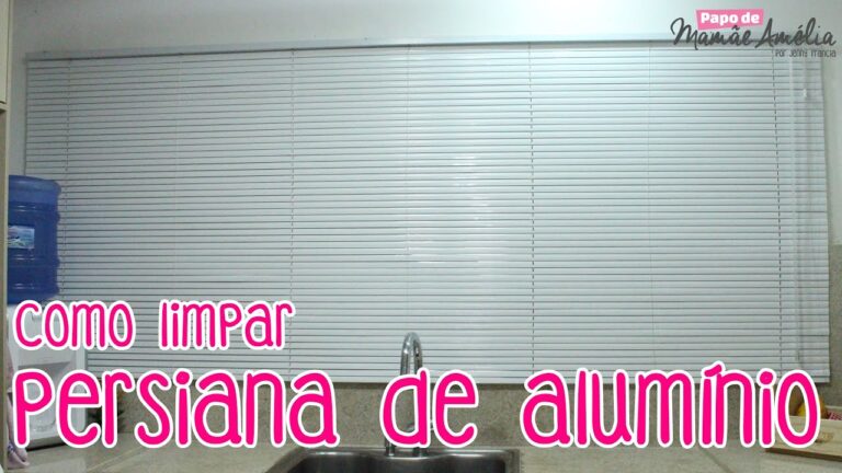 Guia Prático para Limpar Persianas Horizontais de Alumínio