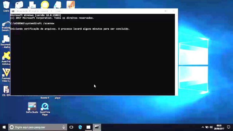 Limpar Windows 10 com o Comando SFC